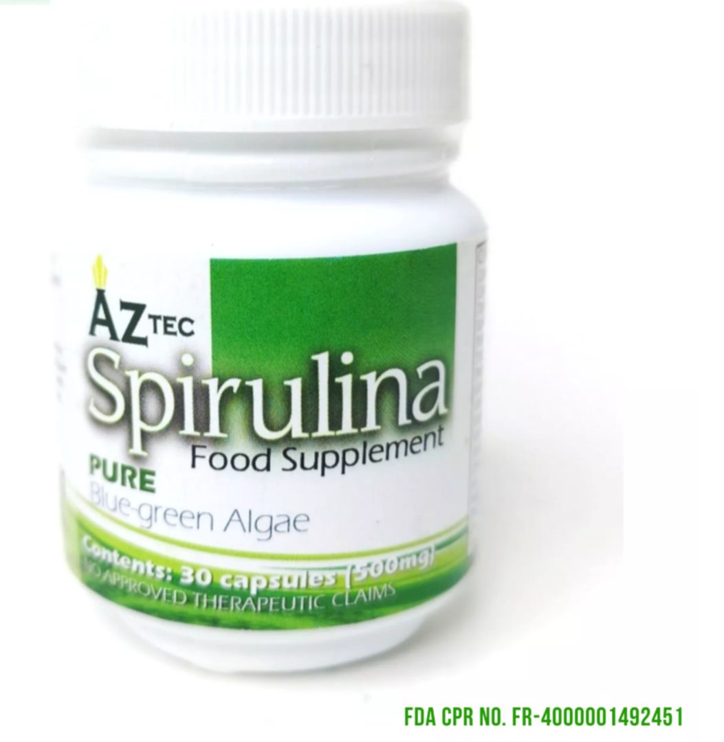 Aztec Spirulina 30 Capsules image 0